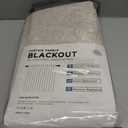 H.VERSAILTEX 100% Blackout Curtains for Bedroom Thermal Insulated Linen Textured Curtains Heat and Full Light Blocking Drapes Living Room Curtains 2 Panel Sets, Cobblestone, 42x84 Inch