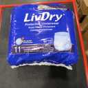 LivDry Adult 3XL Incontinence Underwear + Hyper 2000 Booster Pad Inserts for Men and Women | Extra Absorbency with Odor Control