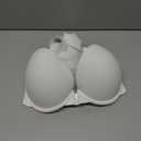 Women's Push Up Racerback Front Closure Bras Seamless Plunge Padded Underwire Add 2 Cup Sizes Bra (White, 34D)