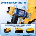 Paint Sprayer for Dewalt 20V Battery, 2 Containers, Easy to Clean, Spray Paint Gun for Furniture Cabinets Fence Walls Door Garden Chairs(No Battery)