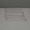 6 Pack Drawer Dividers for Clothes, 4" High 10"-17" Adjustable Drawer Dividers Expandable Dresser Drawer Organizer, Clear Drawer Separators for Clothes, Underwear, Cosmetic, Kitchen Utensils Storage