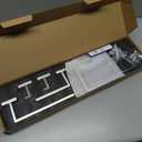 TQKAG 5-Pieces Brushed Nickel Bathroom Hardware Accessories Set 23.6" SUS304 Stainless Steel Towel Bar Set Wall Mounted Square Toilet Paper Holder with Shelf