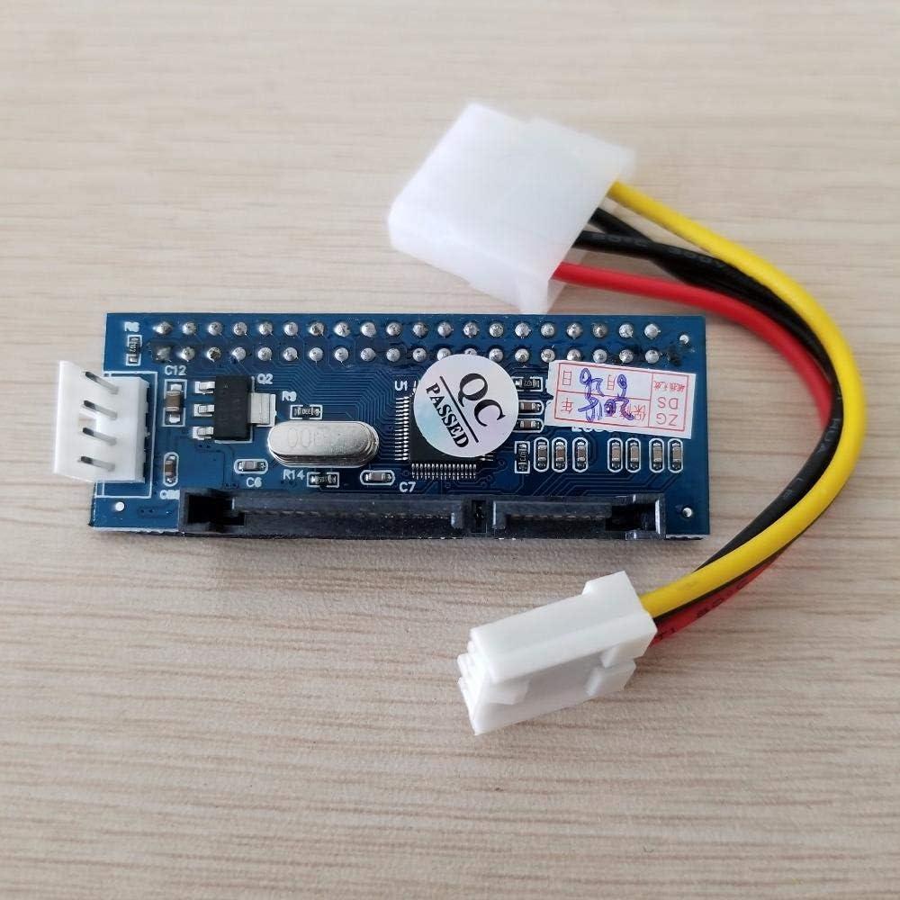 For 3.5 IDE 40Pin to 22Pin SATA Converter Hard Disk Drive Connector Chipset
