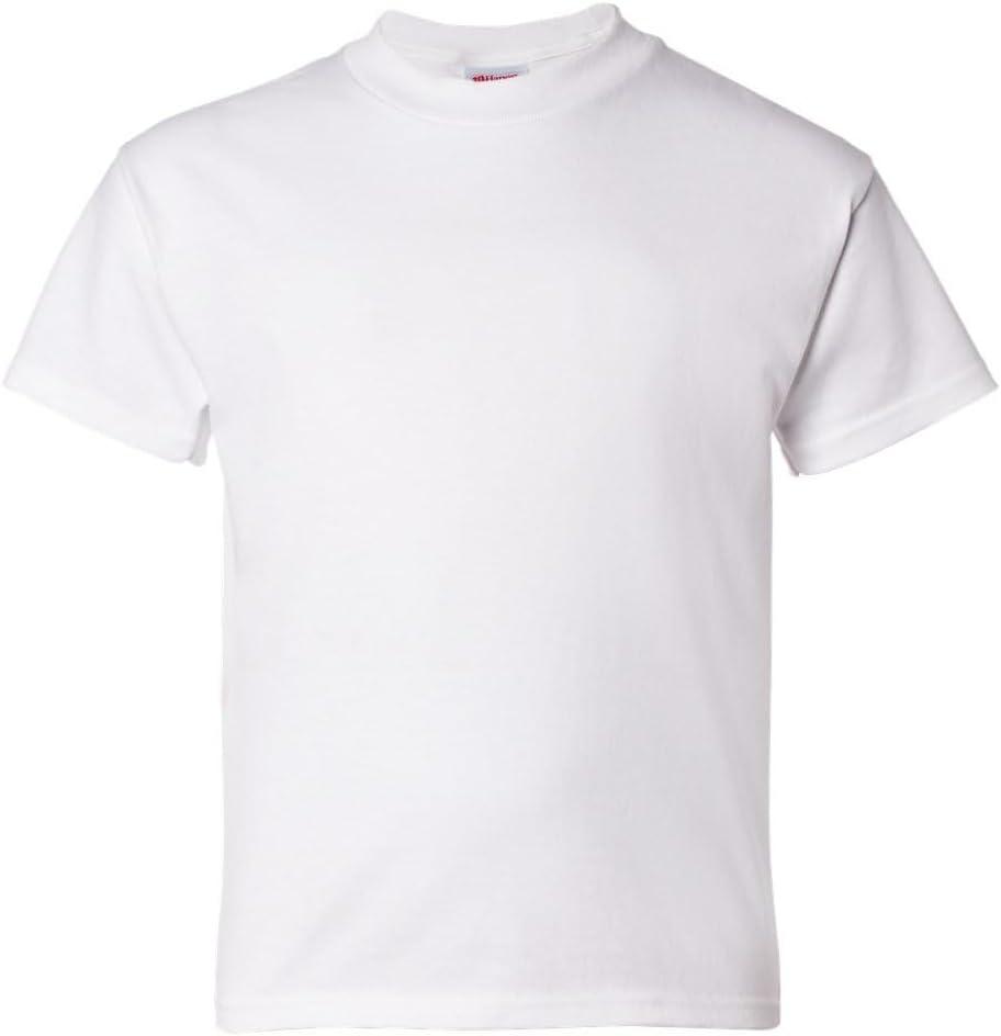 Hanes Boys Essentials Short Sleeve T-shirt Value Pack, 3 or 6-Pack (X-Small)