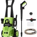 Electric Pressure Washer, 4000PSI 2.6 GPM Power Washer with Angle-Adjustment Nozzle, High Pressure Washer with Foam Cannon for Car, Driveway, Patios, Home Cleaning