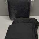 Love's cabin Full Comforter Set Black, 7 Pieces Full Bed in a Bag, All Season Bedding Sets with 1 Comforter, 1 Flat Sheet, 1 Fitted Sheet, 2 Pillowcase and 2 Pillow Sham