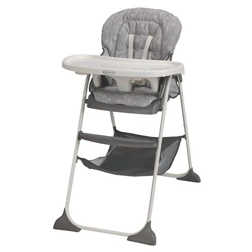 Graco Slim Snacker Highchair, Whisk
Ultra Slim & Compact, Self-Standing, One-Hand, One-Second Fold, Comfortable Feeding, Multiple Recline Positions, Easy Clean