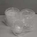 6 Pcs Acrylic Stands for Display, 4, 5, 6 Inches Round Tall Nesting Risers Cake Stands Tabletop Acrylic Display Shelf with Hollow Bottom for Party Buffet Food Jewelry Cylinder(Clear)