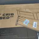 [Extra Large All-in-One Bedside Bassinet Crib Sleeper, 34×24×13 Inch