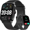 Smart Watch for Men Women, Bluetooth Calling, AI Built-in, IP68 Waterproof, Fitness Tracker, Sleep Monitoring, 1.85'' DIY Dial, 100+ Sports Modes, 7 Days Battery, Compatible with Android & iPhones