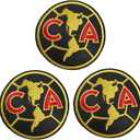 Club Patch America Soccer Patches Iron On Sew On Embroidered Patches for Jacket Shirts Jeans Backpack Sewing Decorating DIY Craft 3IN(3 pcs)