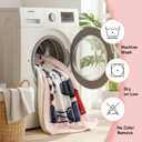 weigelia Mom is Charging Blanket - Pink Soft Fleece Throw Blanket Gift for Mom, Cozy Throw for Women, Couch Blanket for Christmas, Birthday, Mothers Day, 50"x60"