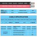 6 Gauge Marine Wire 6 AWG Marine Grade Wire Include 6 AWG 10FT Red & 10FT Black,6 Gauge Tinned Copper Boat Cable for Automotive Electrical Battery Speakers Solar Outdoor RV Camper Trailer