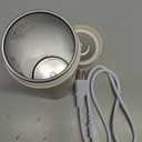 Travel Electric Kettle Portable Mini Kettle, Small Hot Water Boiler with 4 Temperature Settings, 304 Stainless Steel, Fast Boiling Water with Auto Shut-Off and Boil Dry Protection, 400ml (Beige, 400ML)