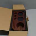 Espresso Tamping Station,Multifunctional Tamping Station,Non-slip Tamper Station,Espresso Station fit for storage 51-58mm Tamper Distributor Portafilter,Walnut Tamper Holder,Coffee Portafilter Holder