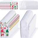 Patelai 50 Pieces Blank Sublimation Oven Mitts Set Include Blank Sublimation Heat Resistance Oven Gloves and Pot Holders for DIY Kitchen Dining Room Accessories