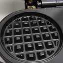 Proctor Silex Double Mini Waffle Maker Machine with 4 Round Non-stick Grids, Makes 2 Personalized Individual Breakfast Keto Chaffles and Hashbrowns, Compact, Black (26102)