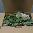 52pcs Grey Roses Artificial Flowers Fake Flowers Silk Roses with Stems for DIY Wedding Bouquets Bridal Shower Centerpieces Arrangements Party Decorations (16.6L 52Pcs)