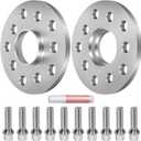 SCITOO 2Pcs 10mm Wheel Spacers 5x100/5x112 Studs 14x1.5 57.1mm 5Lug Wheel Spacers Fit for Volkswagen for Passat for Jetta GTI for Golf Eos Beetle Rabbit R32 Eurovan for Cabrio for Audi TTS Quattro