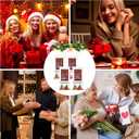 Berlune Christmas Scarf with Fringe Bulk Winter Soft Scarves for Women Men with Xmas Gift Boxes for Christmas Winter Party (Plaid)