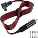 Sigely Car Refrigerator DC Power Cord, 12V/24V Car Fridge Cooler Power Supply Cables Replacement for Alpicool, Setpower, JoyTutus, ARB, ICECO