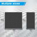 Carbon Fiber Sheet 500X500X3.0MM 3K Carbon Fiber Laminate for CNC RC Drone Automotive (Twill Weave Matte Finish, 500 * 500 * 3mm)