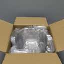 Miuwauer 20 Pack of 6-inch Hanging Basket Water Catcher Plastic Hanging Plant Drip Pan Tray Plastic Saucers Liners for Indoor Outdoor Hanging Plants Baskets Flower Pots - Clear, Round