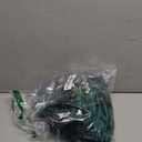 Simplee Christmas Velvet Green Dress Women Cocktail Classic Flare Short Sleeve Mini Dress V Neck A Line Ruffle Hem Tiered Bridesmaid Short Swing Dress with Pockets (Green L)Size Large