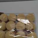 Liliful 15 Pcs Velvet Christmas Balls Bulk Flocked Christmas Tree Ball Ornaments Plastic Xmas Decorative Hanging Ornaments(Creamy White,3.15 Inch)