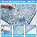 Thicken Washable Pee Pads for Dogs, 2 Pack Waterproof Reusable Pee Pads for Dogs36"x48" Super Absorbent Leakproof Dog Pads, Non-Slip Potty Pads for Floor, Crate, Couch, Whelping Pads Pet Supplies