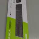 seenda Bluetooth Keyboard and Mouse Combo for Mac, SKM64-2 Rechargeable Slim Wireless Keyboard Mouse Compact, 3 Multi-Device Connection, Compatible for Mac, MacBook Pro/Air, iPad, Black Gray