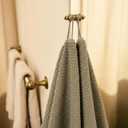 Preston Lane Douro Bath Towel Set 2 Pack Luxury Cotton Towels, Ultra Soft & Absorbent, Quick-Dry Spa-Quality Bathroom Towels, Made in Portugal, Eucalyptus 55 x 28