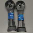 O2COOL Elite Battery Powered Handheld Water Misting Fans (Grey) (2 Pack)