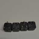 Travel Plug Adapter, Universal Travel Adapter Socket for USA,Japan,Canada,Philippines - [Grounded & Universal]