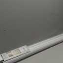 Persilux Dual Layer Polyester Window Shade, Cordless Zebra Blinds, White, 35.5" W x 64" H, Light Filtering, Safe for Kids & Pets, Room Darkening, Thermal Insulated