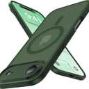 Magnetic Shockproof for iPhone 17 Air Case,Upgraded[Camera Protection][Compatible with Magsafe][Non-Slip][Mil-Grade Protection] Slim Translucent Matte Phone Case for iPhone 17 Air, Forest Green