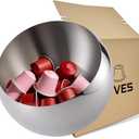 Slim Stainless Steel Coffee Pod Holder - High-Capacity Minimalist Organizer to Declutter Your Espresso Pods - For an Organized Coffee Bar (Silver, M)