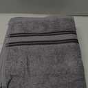 LANE LINEN Hand Towels for Bathroom - 4 Pack (16" x 28"), 100% Cotton Face Towel Set - Soft, Fade & Shrink Resistant - Hotel & Spa Inspired Hand Towels for Bathroom for Modern Family Homes - Cool Grey