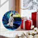 2 x Jesus Christ Ornament | Christmas Ornaments, Christian Christmas Decorations, Hanging Ornaments for Tree | God Jesus Home Decor | Christian Gifts, Religious Gifts, Gift Exchange Ideas