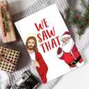 3 x Funny Christmas Card for Him Her, Sassy Christmas Card&Gift for Bestie BFF Best Friend Brother Sister Family Coworker, Happy Holidays Cards for Women Men (#8)