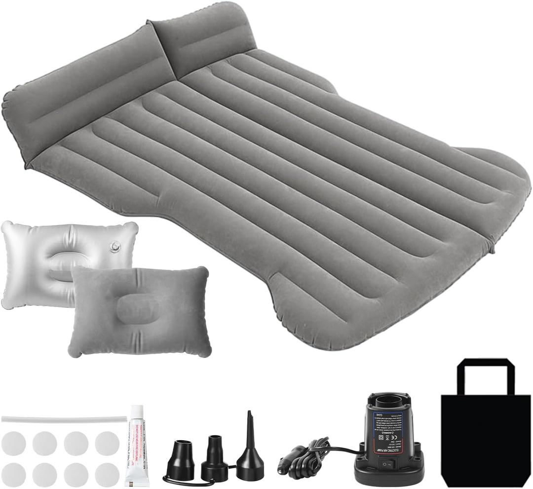 Camping Mattress for Tesla Model Y, 2024 Upgrade Soft Flocking Self-Inflating Portable Camping Air Bed Cushion, Comfort Car Sleeping Mat with Wireless Charging Air Pump, Storage Bag, Patch Camping Mattress for Tesla Model Y, 2024 Upgrade Soft Flocking Self-Inflating Portable Camping Air Bed Cushion, Comfort Car Sleeping Mat with Wireless Charging Air Pump, Storage Bag, Patch