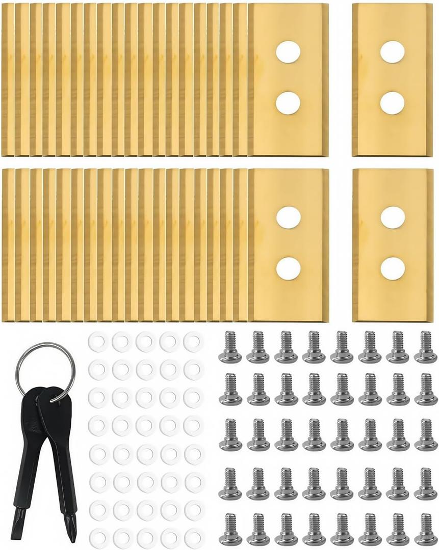 40 Pack Replacement Blades with Screws Washers and Screwdrivers Fit for Mammotion Luba Yuka All Series Robotic Lawnmower