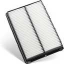 CA11943 Engine Air Filter - Hyundai/Kia Compatible with Santa Fe (2017-2020), Palisade (2020-2023), Sedona (2015-2021), Sorento (2016-2020) & Telluride (2020-2023) - 28113-A9100