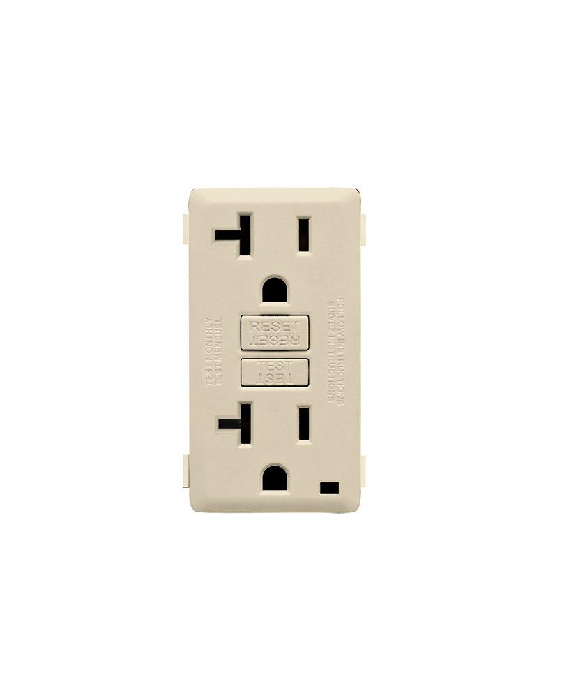 Leviton Renu 20-Amp Tamper Resistant GFCI Color Change Kit, RKG20-WG, Whispering Wheat