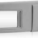Gray Driver Left Side Sun Visor Replacement Compatible with 2007 2008 2009 2010 2011 Toyota Camry Without Sunroof Replace 74320-06780-B0, 74320-33B81-B0