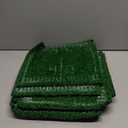 Nuanchu 12 Pieces 6 x 6 Inch Artificial Grass Square Mats Fake Grass Tiles Placemats Turf Patch Table Centerpieces Decor Rug for Crafts Miniature Garden Dollhouse DIY Party Indoor Outdoor, Green