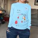MAXIMGR Toddler Girl Clothes Baby Girl Outfits Cute Long Sleeve Cartoon Top + Jeans Pants Fall Winter Girls Clothing Sets