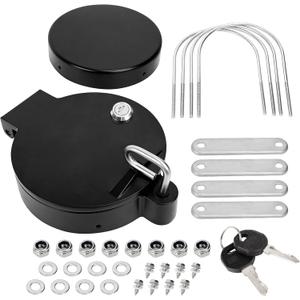 Conduit Carrier Kit for Safe Transport and Hold of 6" PVC Pipe, Reliable Protection Locking Mechanism Strong Stability, Black