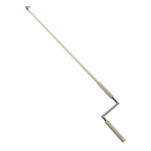 Universal Replacement Metal Mounting of Exterior Sun Shades Roller up Blind Crank Wand (Beige)