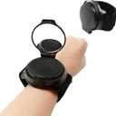 Stay Safe on the Bike with Wearable Cycling Rear View Mirror - 360Adjustable for a Wide Angle View, Easily Attachable to Wrist with an Adjustable Band